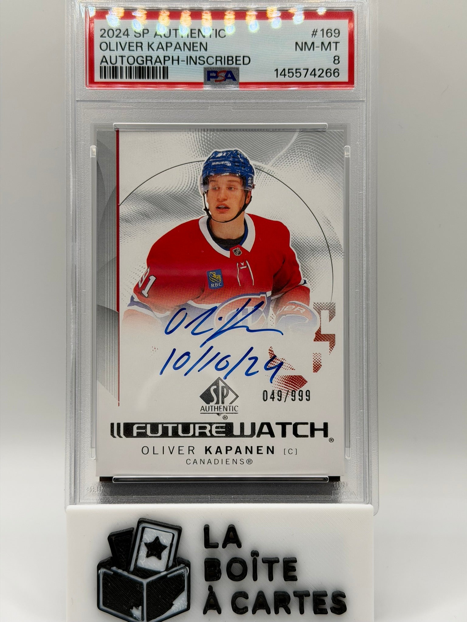 OLIVER KAPANEN FUTUR WATCH AUTO INSCRIBED PSA8