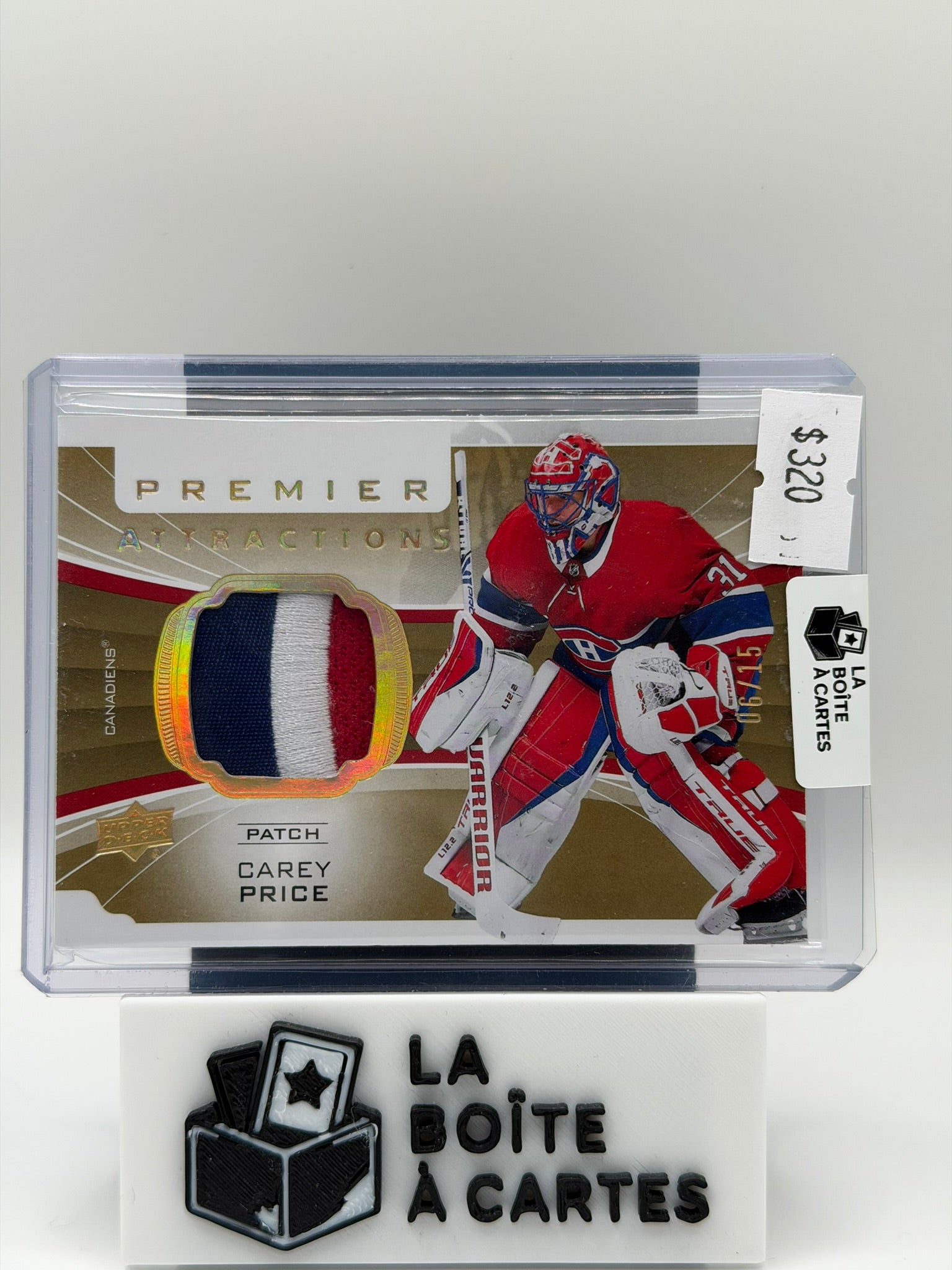 CAREY PRICE PREMIER ATTRACTIONS PATCH /15