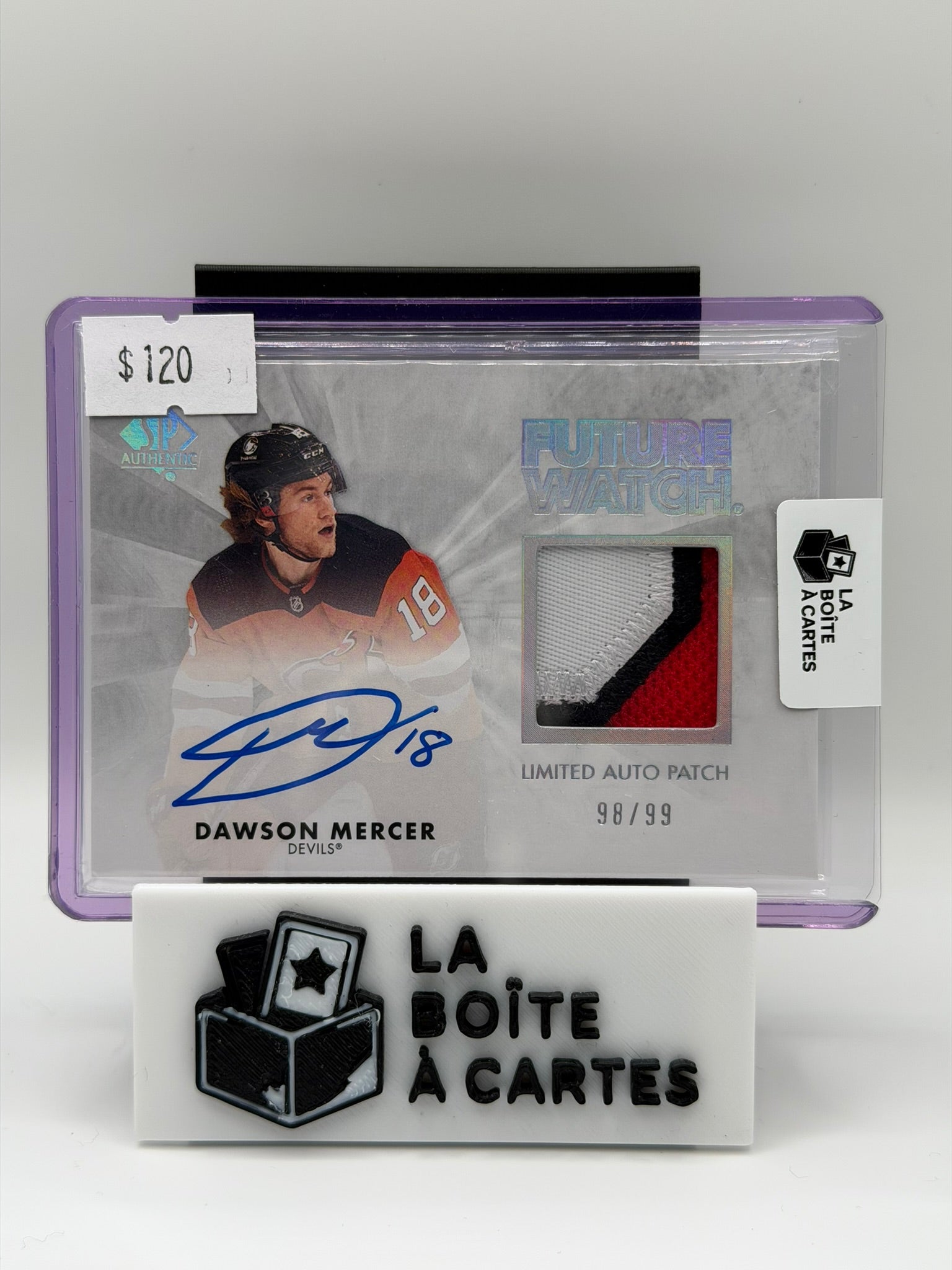 DAWSON MERCER FUTUR WATCH LIMITED AUTO PATCH /99