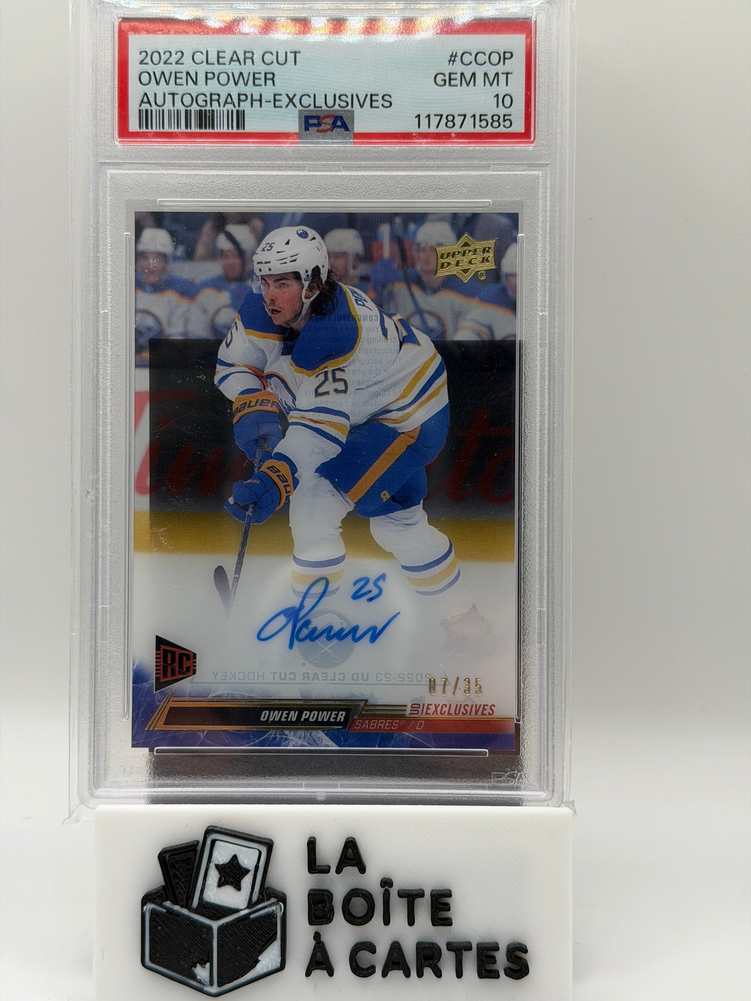 OWEN POWER CLEAR CUT EXCLUSIVES AUTO /35 PSA10