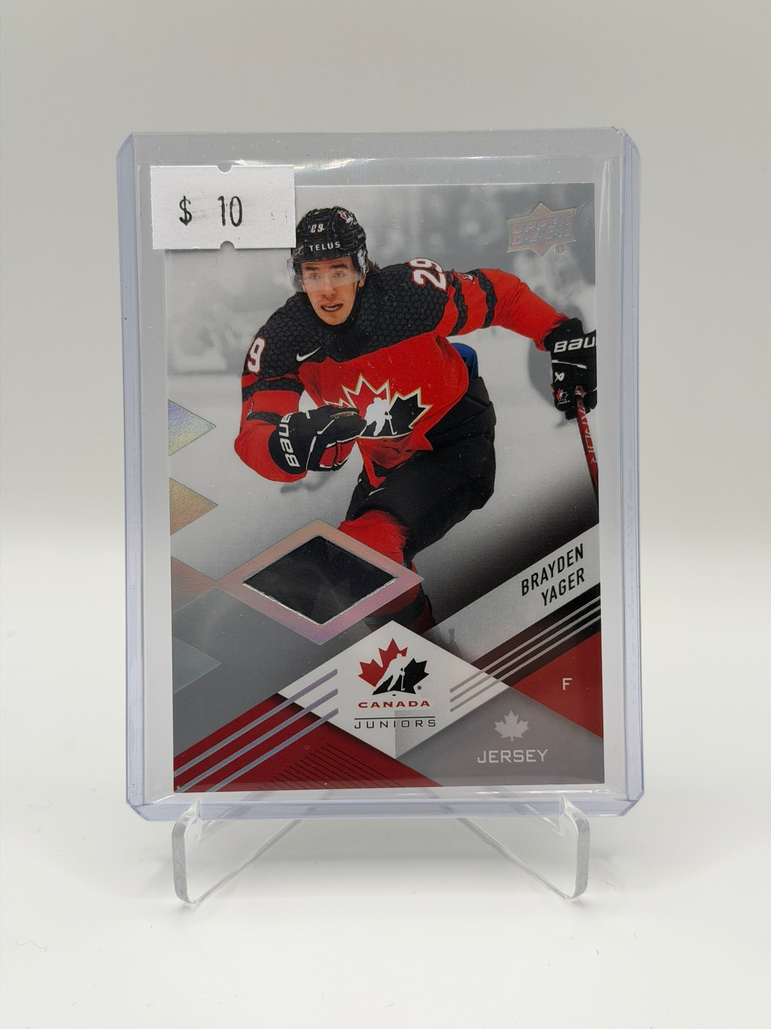 BRAYDEN YAGER JERSEY TEAM CANADA